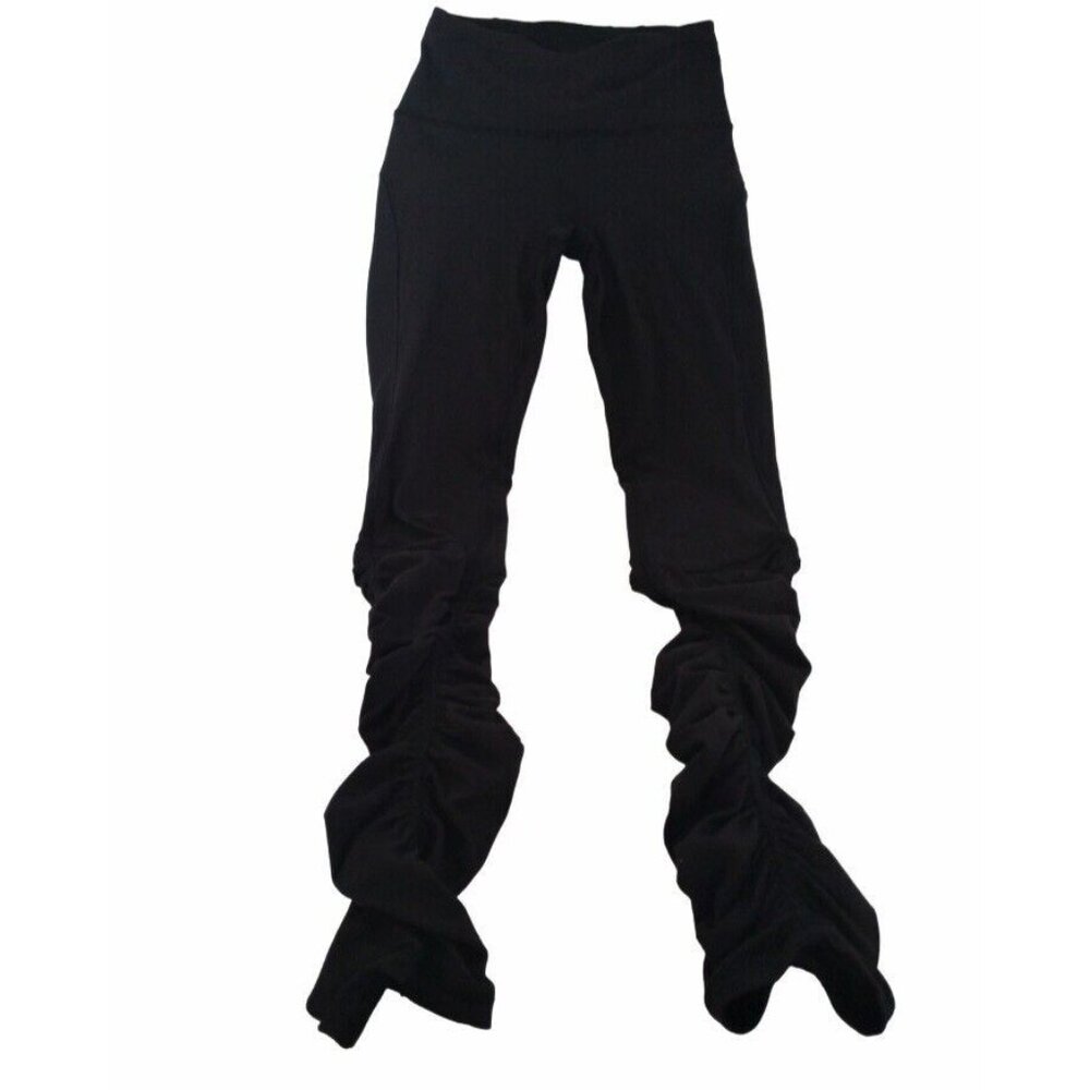 LULULEMON Ready to Rulu Legging 33"  Inseam High Rise Ruched Black Size 4